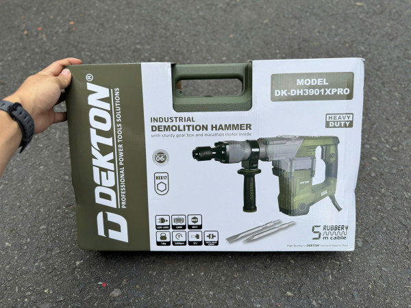 Máy đục bê tông cs1600W DEKTON DK-DH3901XPRO