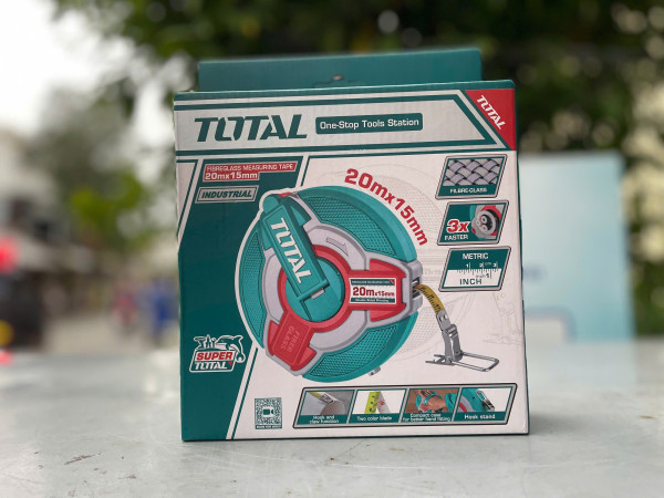 Thước dây sợi thủy tinh (20m) TOTAL TMTF18206