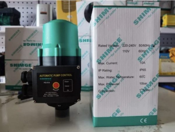 Máy rờ le báo cạn tự ngắt Shimge PS- 01A