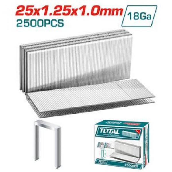 Đinh bấm chữ U 25mm TOTAL TAC918252