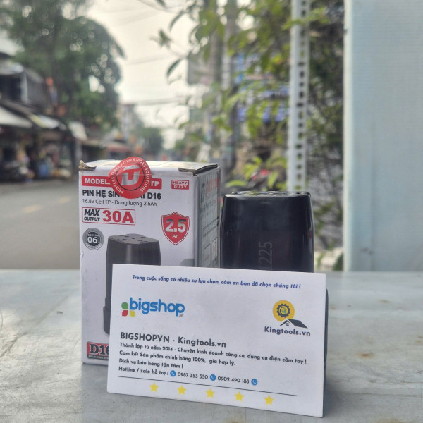 Pin 2.5Ah DEKTON D16-B2500TP