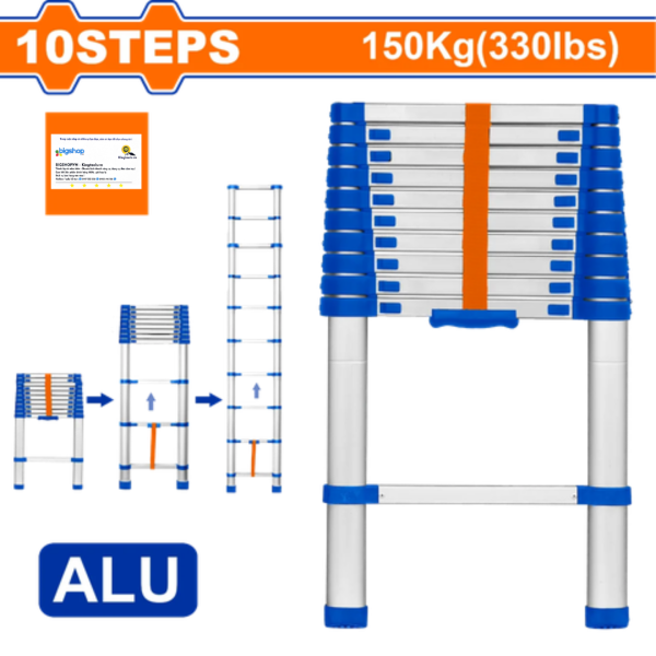 Thang rút 10 bậc WADFOW WLD5H10 (3.2m)