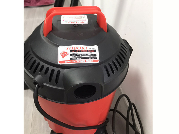 Máy hút bụi công nghiệp khô và ướt Toboki TK-16L (16 lít)