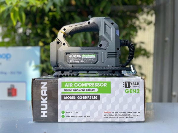 Máy bơm hơi pin HUKAN G2-BHP2120 hàng chính hãng