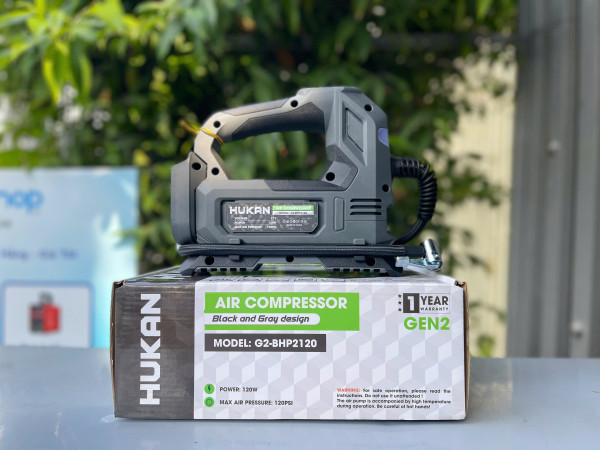 Máy bơm hơi pin HUKAN G2-BHP2120 hàng chính hãng