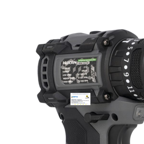 Máy khoan pin HUKAN G2-Z1300 (GEN 2 LUX) - Thân máy
