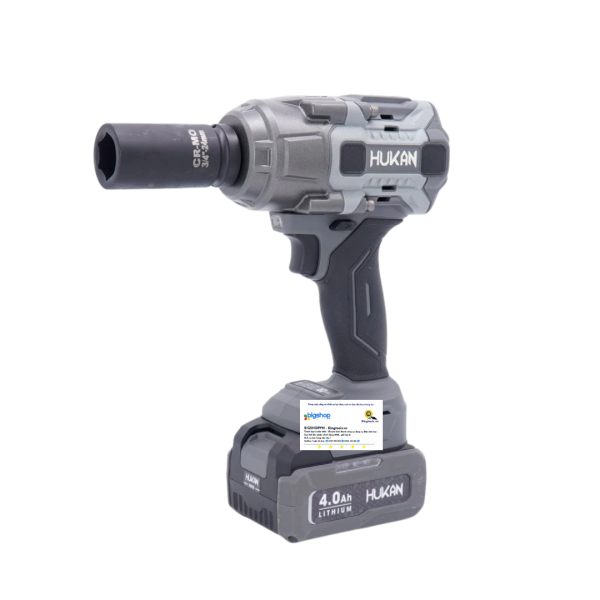 Máy siết bulong pin HUKAN HM21-G2-IWB1034BL, đầu tuýp 3/4 inch