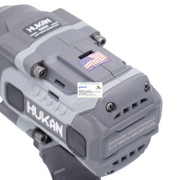 Máy siết bulong pin HUKAN HM21-G2-IWB1034BL, đầu tuýp 3/4 inch