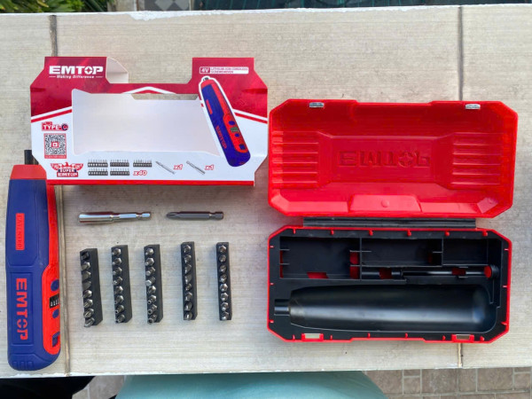 Máy vặn vít dùng pin EMTOP 4V ECSR0406