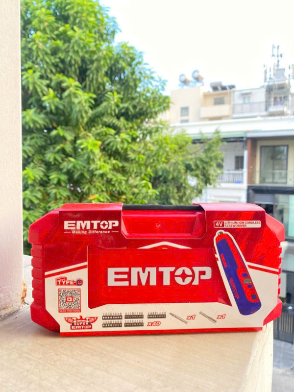 Máy vặn vít dùng pin EMTOP 4V ECSR0406