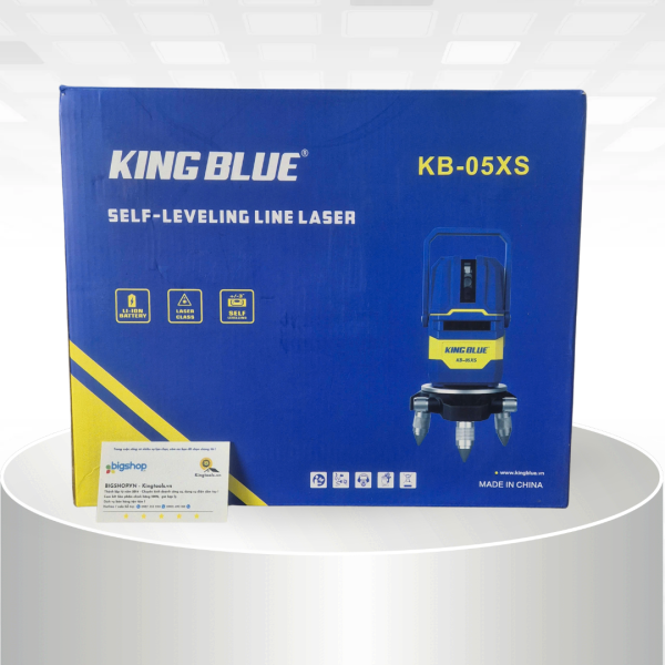 Máy cân bằng laser KINGBLUE KB-05XS (5 tia xanh)