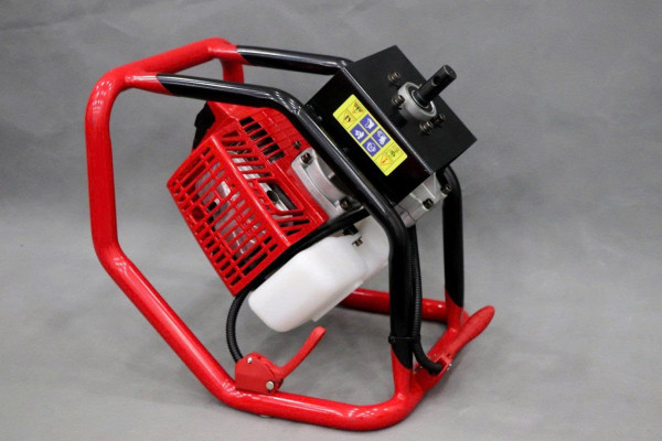 Máy khoan đất Oshima 2PS 68cc Đỏ 2 thì  (H008-0002), đã kèm mũi 150mmx800nn