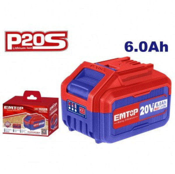 Bộ pin Lithium 20V/ 4AH EMTOP EBPK20021