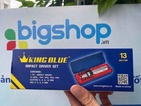 Bộ tua vít đóng KINGBLUE KV10-13