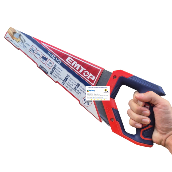 Cưa tay lá liễu 400mm/16 inch EMTOP EHAS4002