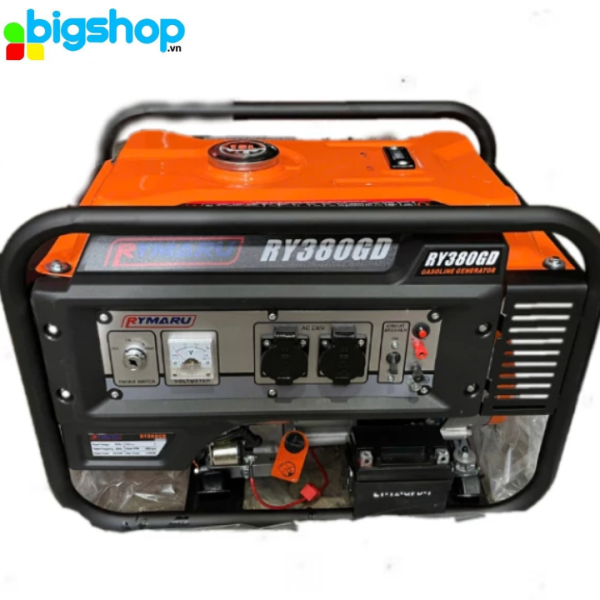 MÁY PHÁT ĐIỆN CHẠY XĂNG 3KW RYMARU RY380GD