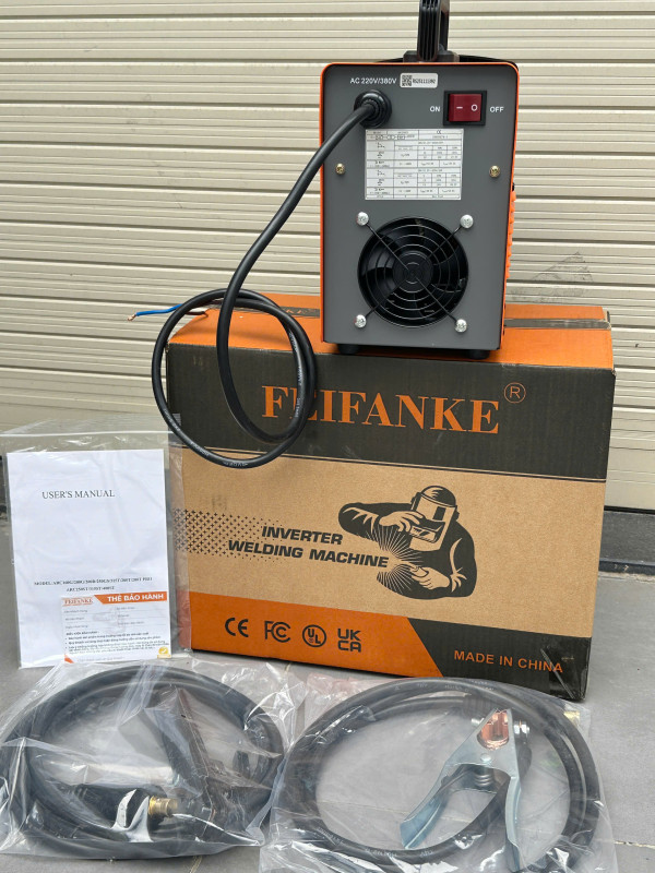 Máy hàn que điện tử FEIFANKE ARC-250ST hàn que 1.6 đến 3.2mm