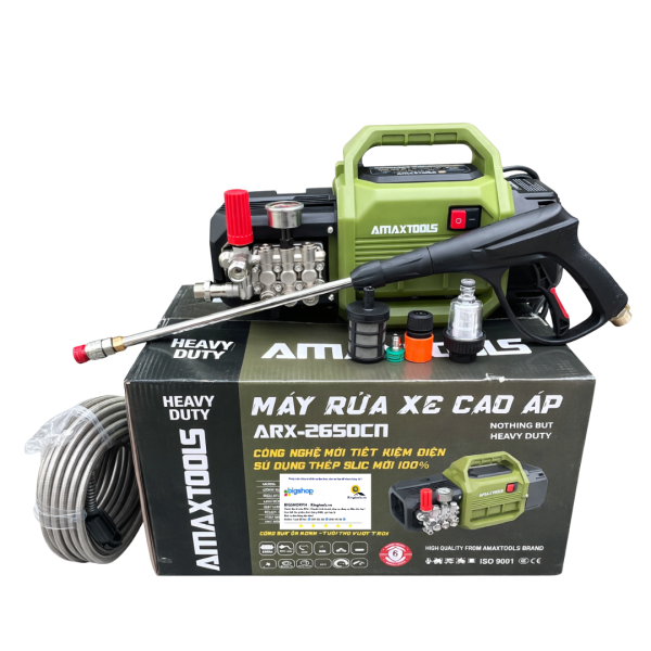 Máy rửa xe cao áp Amaxtools ARX-2650CN (CS 2300W, áp lực 200bar)