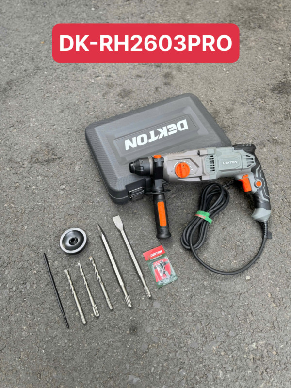 Máy Khoan Bê Tông 3 Chức Năng 1050W DEKTON DK-RH2603PRO