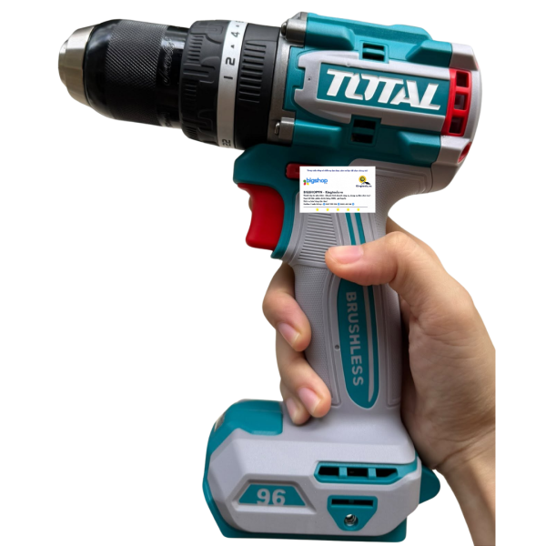 Máy khoan búa dùng pin TOTAL TIDLI209686 (2 pin 4.0Ah và sạc)