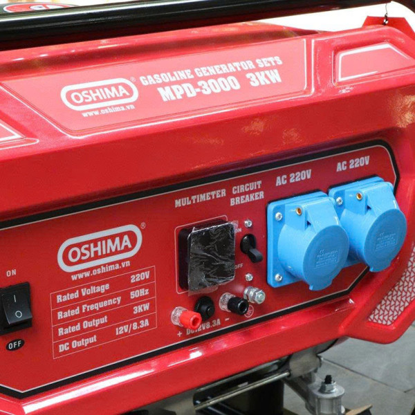Máy phát điện Oshima MPD-3KW – Công suất 3000W, dây đồng 100%
