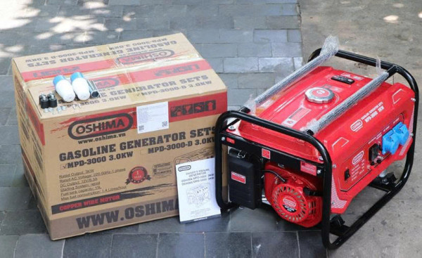 Máy phát điện Oshima MPD-3KW – Công suất 3000W, dây đồng 100%