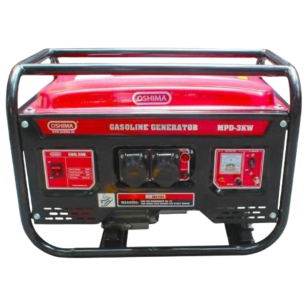 Máy phát điện Oshima MPD-3KW-D – Khởi động đề, dây đồng 100%, công suất 3KW