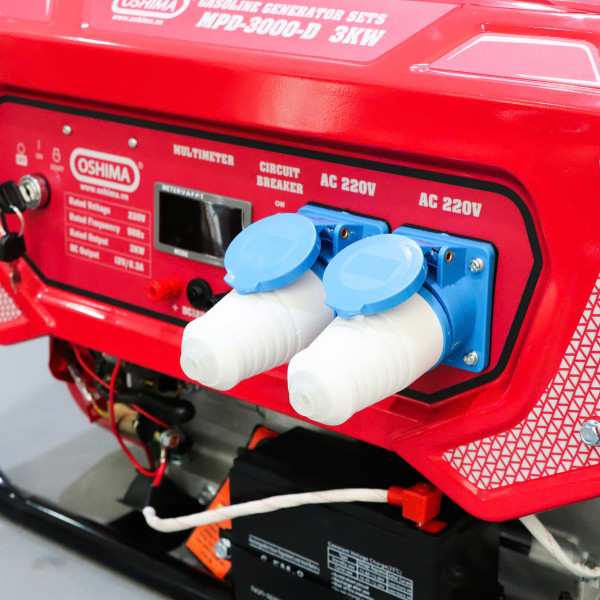 Máy phát điện Oshima MPD 3000-D– Khởi động đề, dây đồng 100%, công suất 3KW
