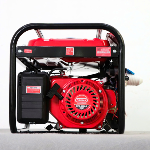 Máy phát điện Oshima MPD 3000-D– Khởi động đề, dây đồng 100%, công suất 3KW