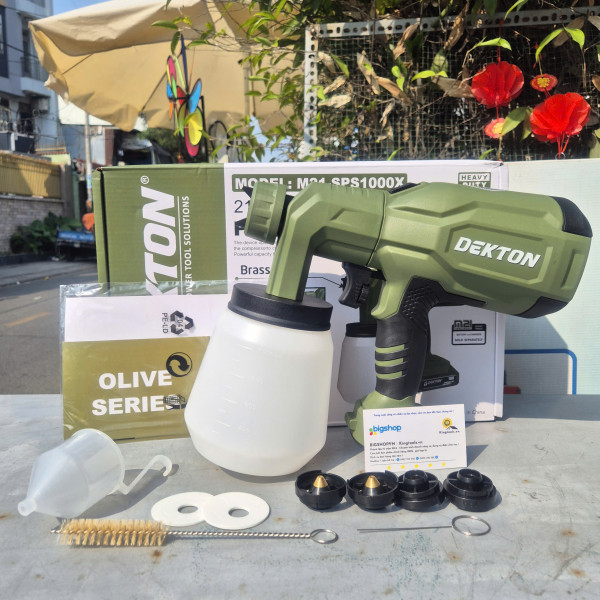 Máy phun sơn 21V DEKTON M21-SPS1000X