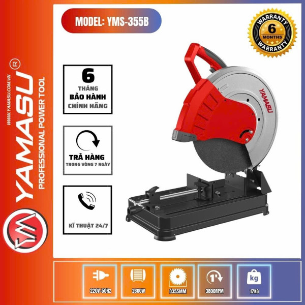 Máy cắt sắt để bàn 2600W 355mm YAMASU YMS-355B 