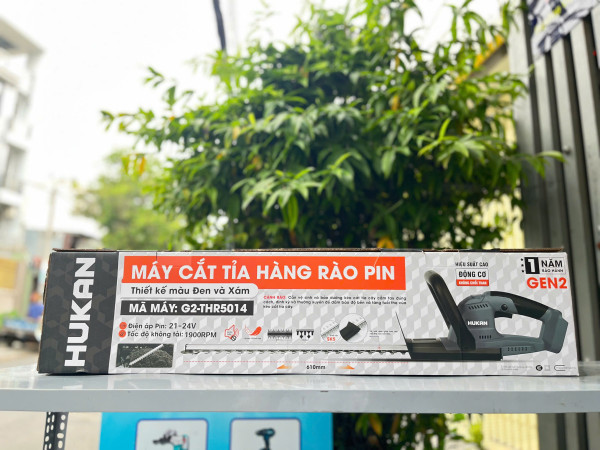 Máy cắt tỉa hàng rào dùng pin 21V (GEN 2) Hukan G2-THR5014