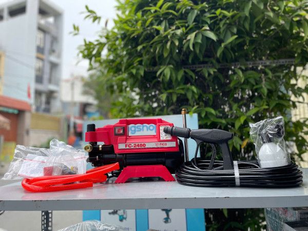 MÁY XỊT RỬA XE CAO CẤP FICO | FC-2480 2480W , có chỉnh áp 