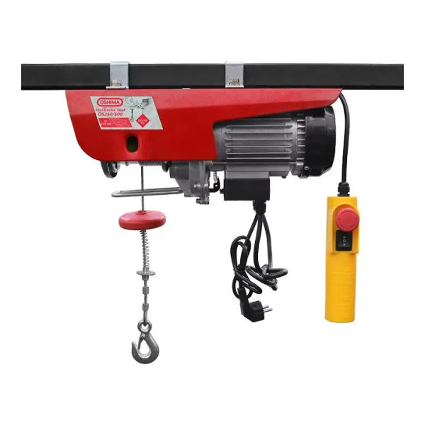 Tời điện 1000W Oshima OS 250/500 – Tải trọng 250/500kg, Motor dây đồng 