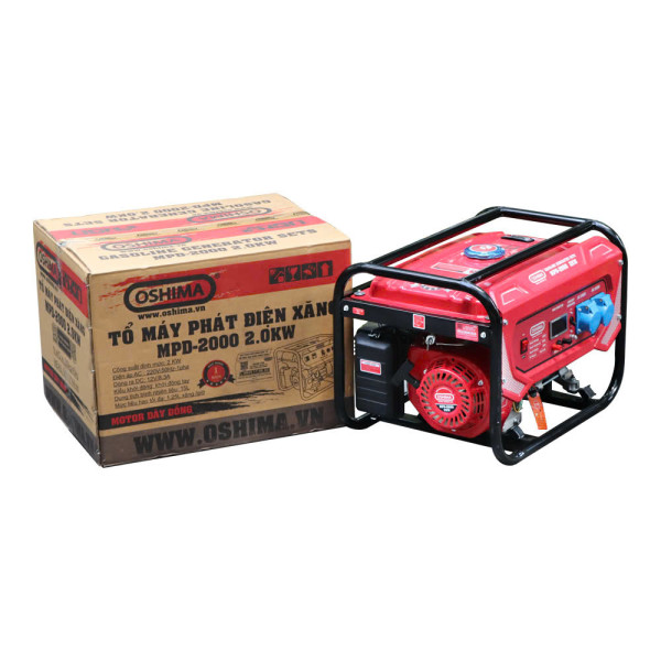 Máy phát điện Oshima MPD-2KW, mô tơ dây đồng