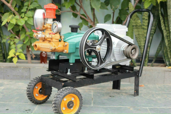 Bộ đầu xịt áp lực cao AM22 CERAMIC pitong sứ kèm motor 1.5kW – đầy đủ phụ kiện