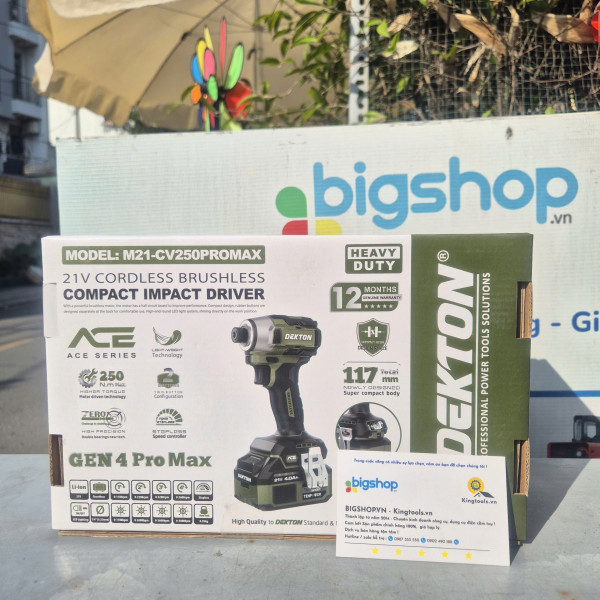 Máy chuyên vặn siết vít Dekton M21-CV250PROMAX