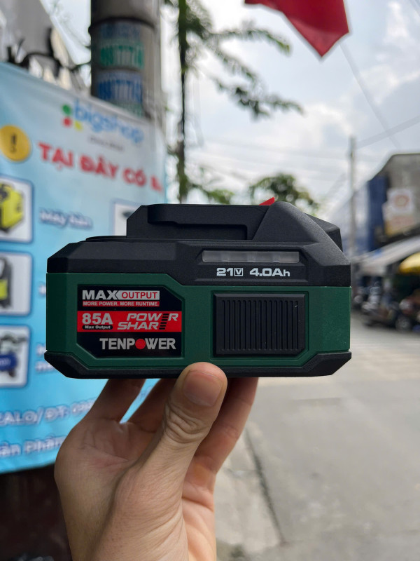 Pin 21V-4.0AH- DEKTON vỏ chống cháy, dòng xả cao - M21-B4085PROMAX, 85A, GEN 3