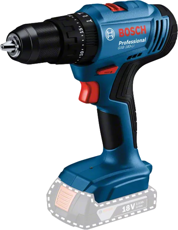 Máy Khoan Pin Bosch GSB 183-LI 18V (2 Pin & Sạc)