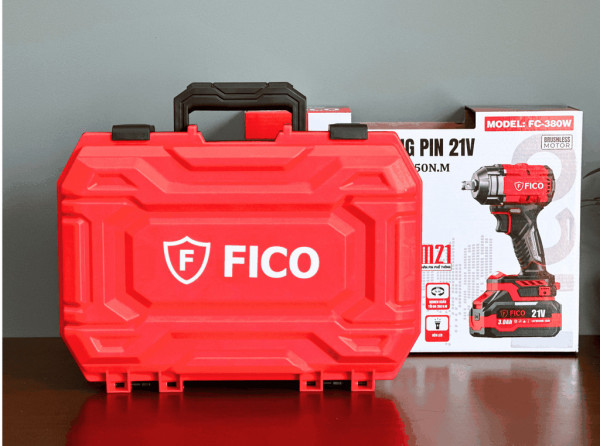 Máy siết bu lông và siết vít 21V Fico  FC-350W, 380N