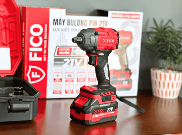 Máy siết bu lông và siết vít 21V Fico  FC-350W, 380N