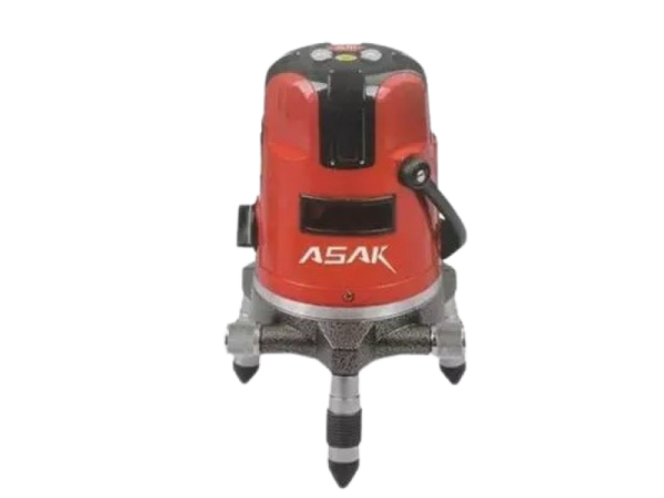 Máy cân mực laser 5 tia đỏ ASAK BL5002, tặng kèm chân
