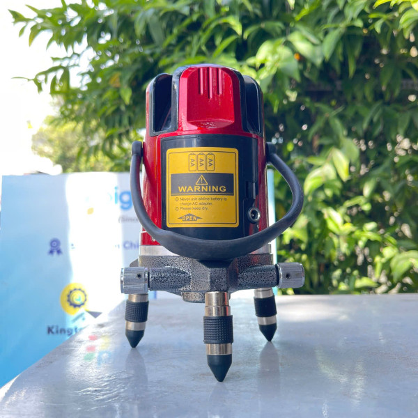 Máy cân mực laser 5 tia đỏ ASAK BL5002, tặng kèm chân