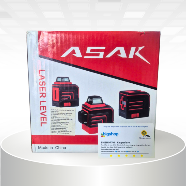 Máy cân bằng laser 2 tia đỏ ASAK BL1210-1