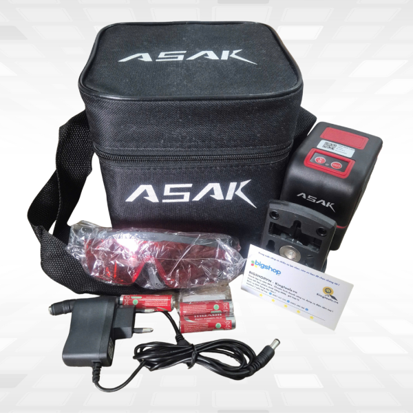 Máy cân bằng laser 2 tia đỏ ASAK BL1210-1
