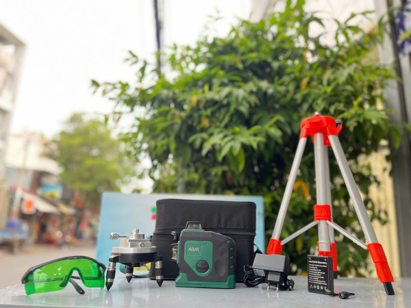 Máy Đo Tia Laser 12 tia Xanh (3D) ASAK BL1203