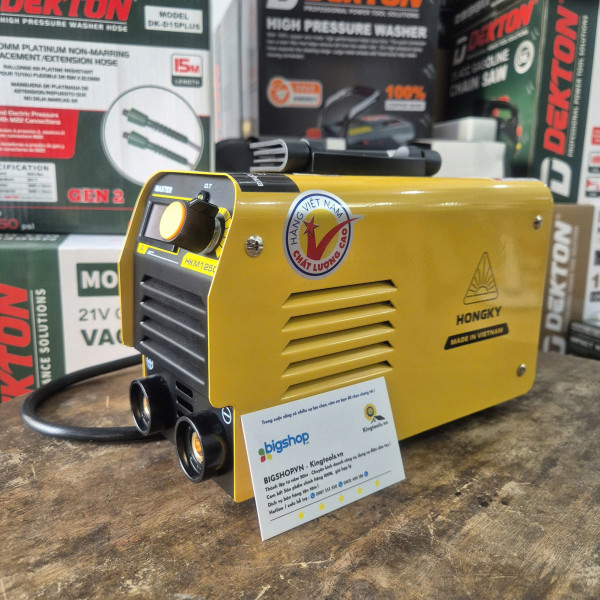 Máy hàn que mini 220V Hồng Ký HKM1250F (Valy)