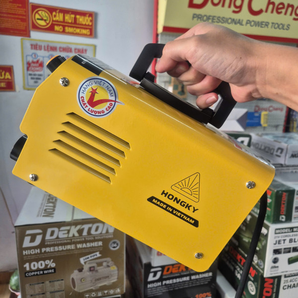 Máy hàn que mini 220V Hồng Ký HKM1250F (Valy)