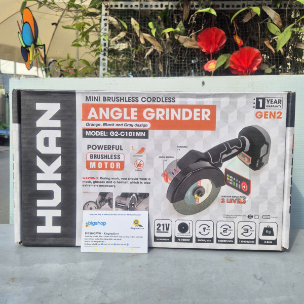 Máy Cắt Cầm Tay Hukan G2-C101MN Không Chổi Than Chân Pin
