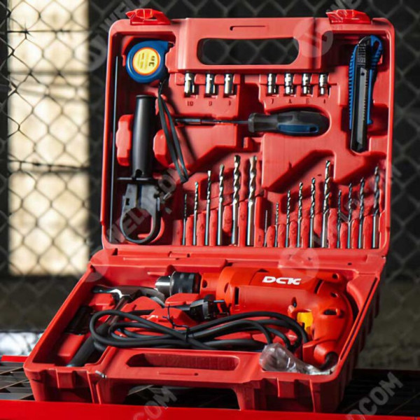 Bộ máy khoan động lực 500W 13mm DCK KZJ04-13 (45 chi tiết)